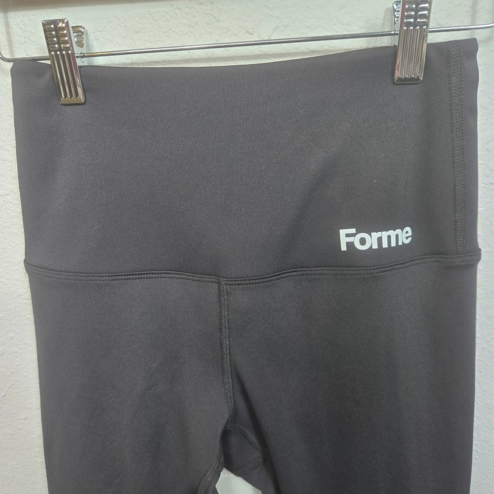 Forme Sculpt Leggings Womens Small Black High Rise Activewear Yoga Pants - Picture 5 of 6